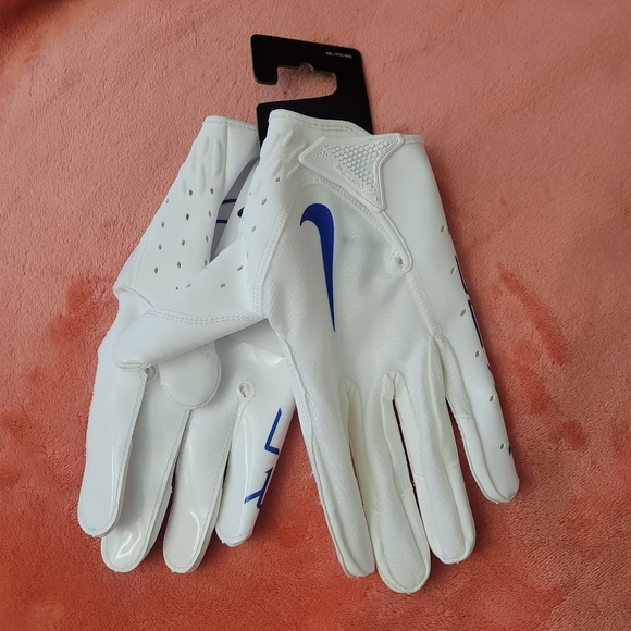 Nike Other - Nike Vapor Jet 7.0 Football Gloves White/blue Size XXL / 2XL